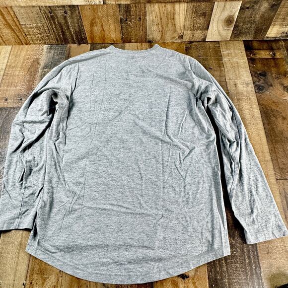 ARIAT Rebar Workman Logo Pocket Long Sleeve T-Shirt GRAY Mens Size LARGE Ex Cond - Picture 8 of 12